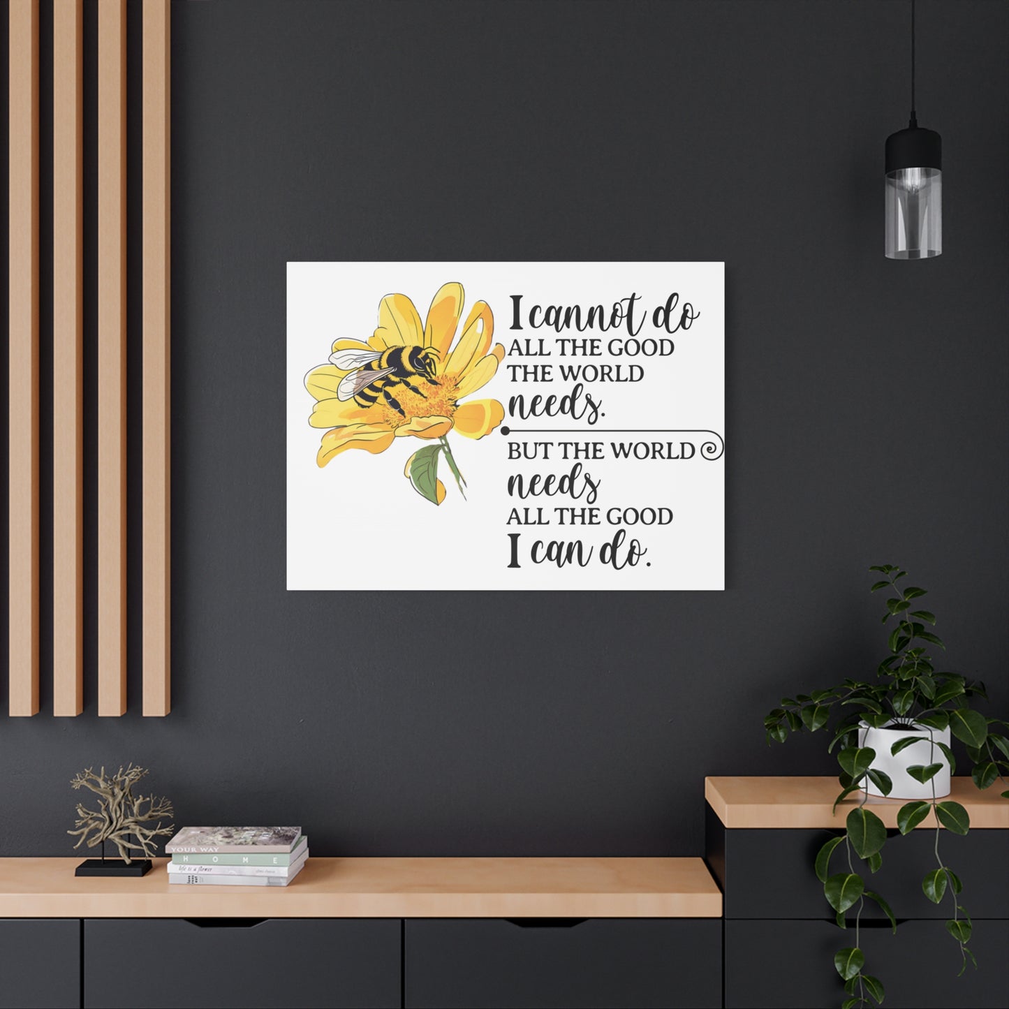 Inspirational Bee Art Canvas Print, Perfect for Home Decor, Gift for Nature Lovers, Empowering Quote Wall Art, Bee Lover Decor, [...]