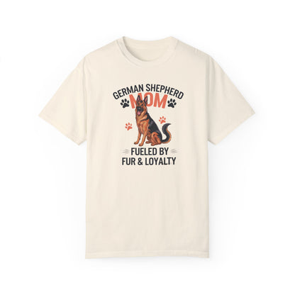 German Shepherd Dog Lover Unisex Garment-Dyed T-shirt, Parent Gift, Funny Dog Tee, Dog Mom Shirt, Gift for Dog Lovers
