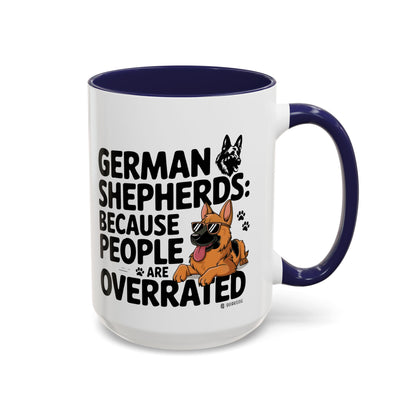 German Shepherds Coffee Mug - Funny Dog Lover Gift, Pet Parent Humor, Animal Lover Decor, Unique Holiday Present, Dog Breed Lovers