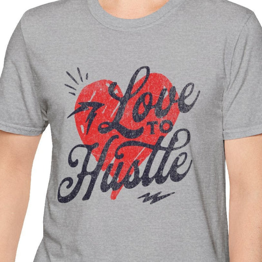 Hustle Vibes T-Shirt, Motivational Tee, Unisex Graphic Shirt, Hustler Apparel, Inspiration Top - Quirkside Creations