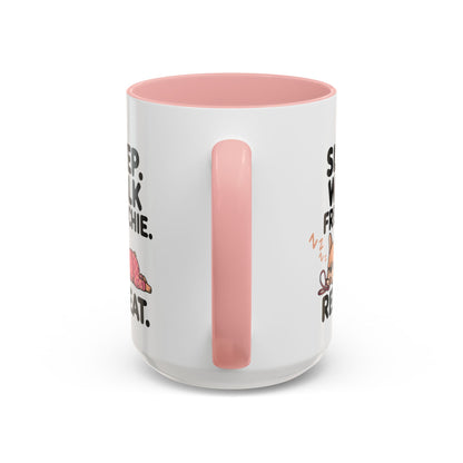 French Bulldog Coffee Mug with Cute Sleepy Design, Dog Lover Gift, Humorous Mug, Pet Owner Essentials, Frenchie Appreciation