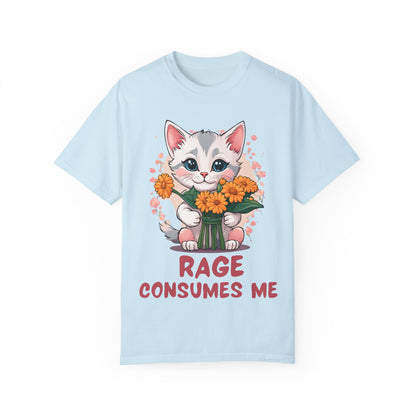 Funny Kitten T-Shirt, Cat Lover Tee, Cute Feline Graphic Shirt, Humorous Pet Owner Top, Animal Rage Quote Apparel - Quirkside Creations