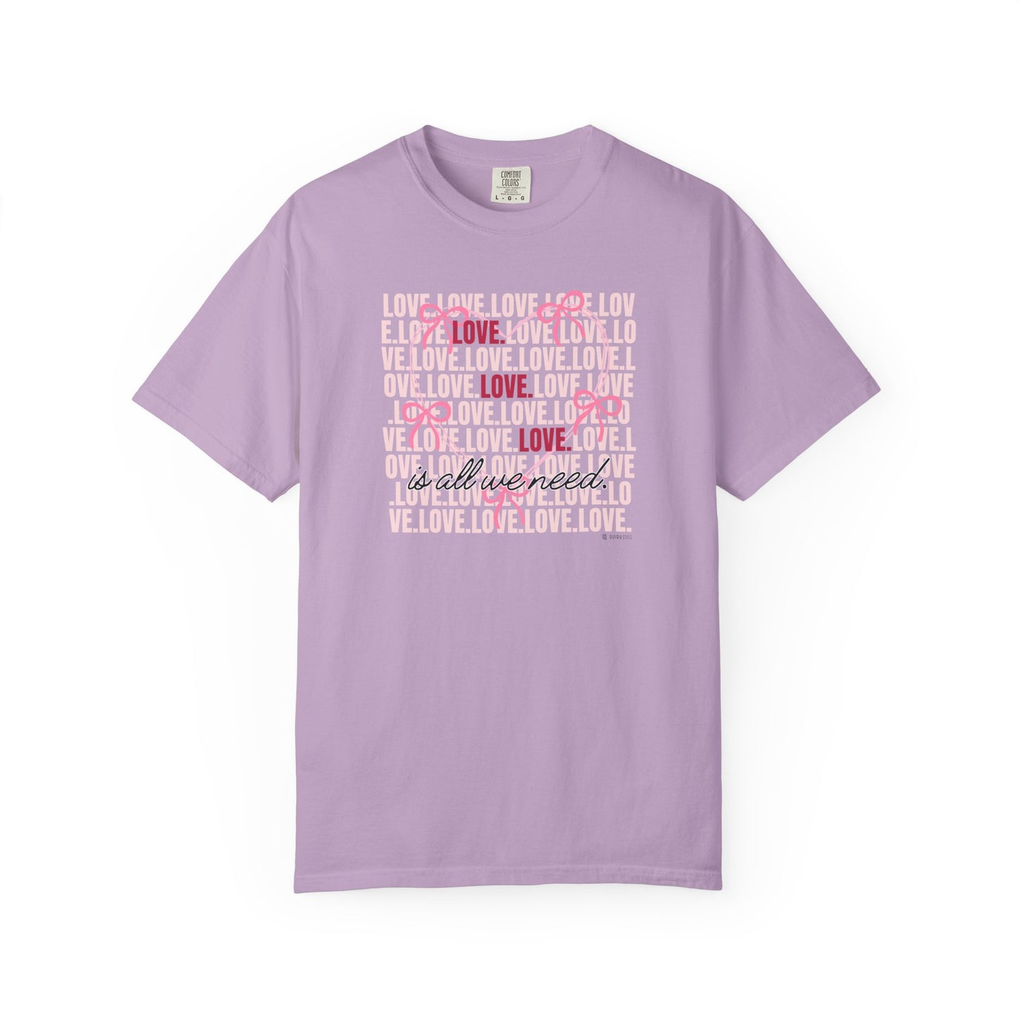 Peaceful Vibes Unisex T-shirt, Kindness Love Tee, Inspirational Shirt, Positivity Apparel, Comfortable Garment-Dyed Top