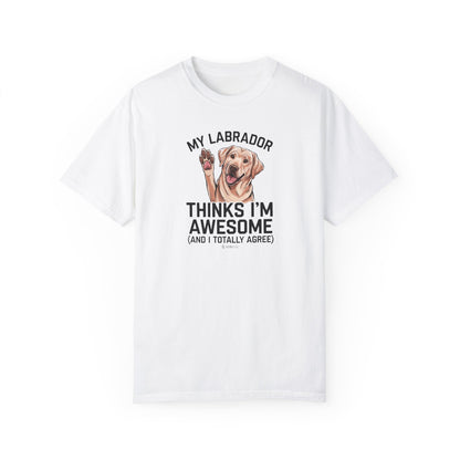 Labrador Retriever Unisex T-shirt, Dog Lover Tee, Parenting Shirt, Cute Pet Apparel, Animal Graphic Top