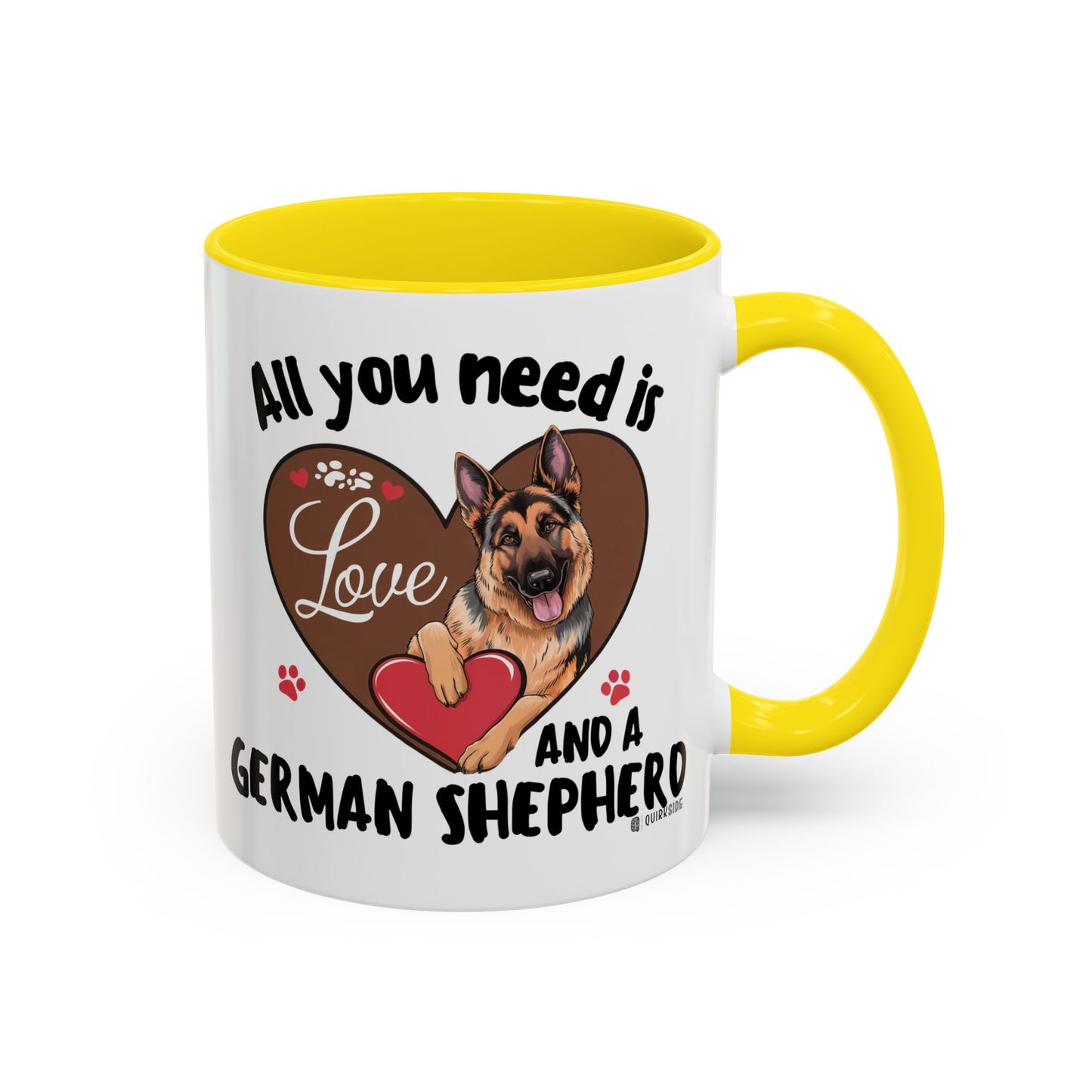 German Shepherd Love Mug | Dog Owner Gift | Coffee Cup | Animal Lover Gift | Pet Lover's Mug | Cute Pet Coffee Mug