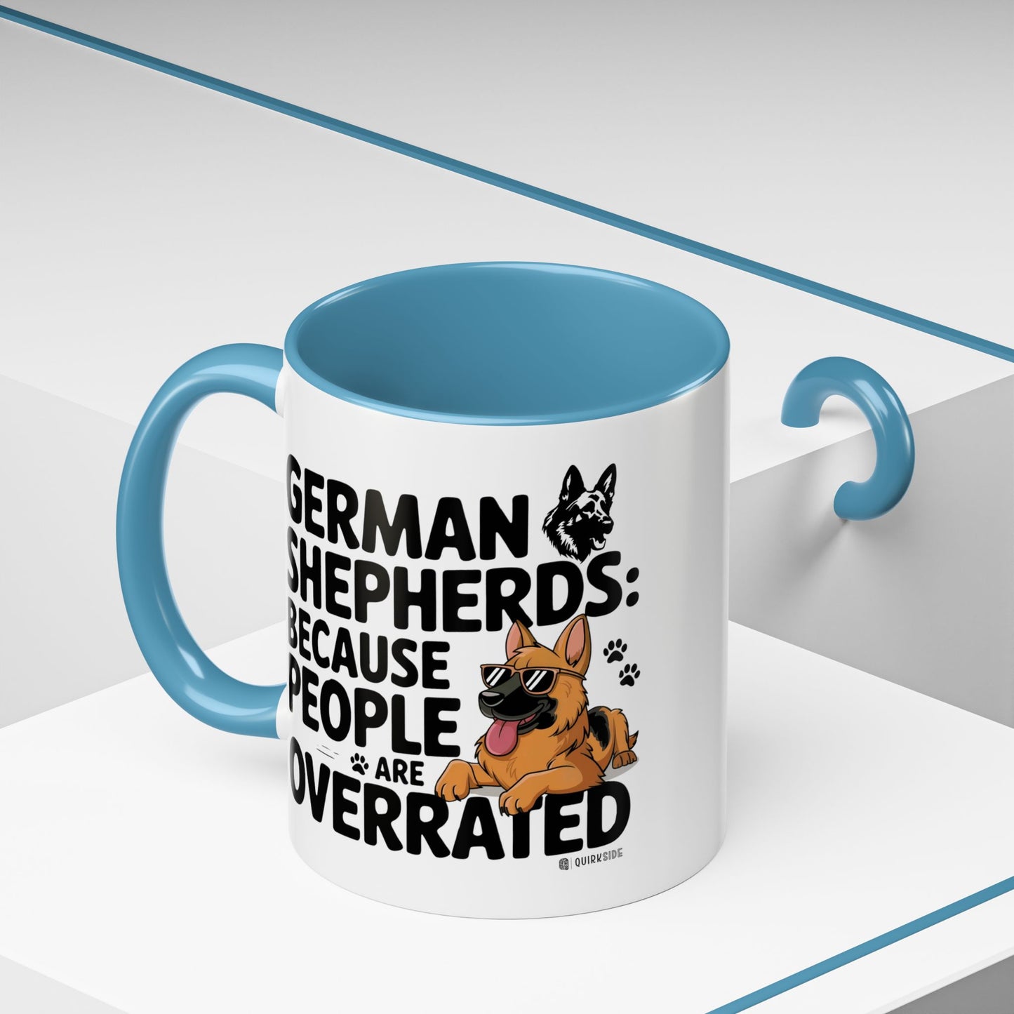 German Shepherds Coffee Mug - Funny Dog Lover Gift, Pet Parent Humor, Animal Lover Decor, Unique Holiday Present, Dog Breed Lovers