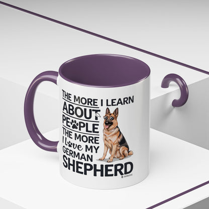German Shepherd Love Coffee Mug, Dog Lover Gift, Pet Owner Mug, Birthday Gift, Animal Lover, Personalized Mug