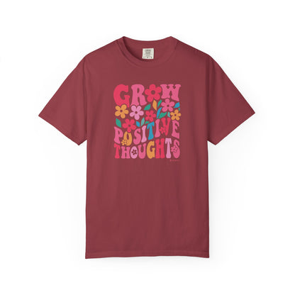 Mental Health Awareness T-shirt, Grow Positive Thoughts, Positive Vibes Tee, Unisex Shirt, Inspirational Clothing