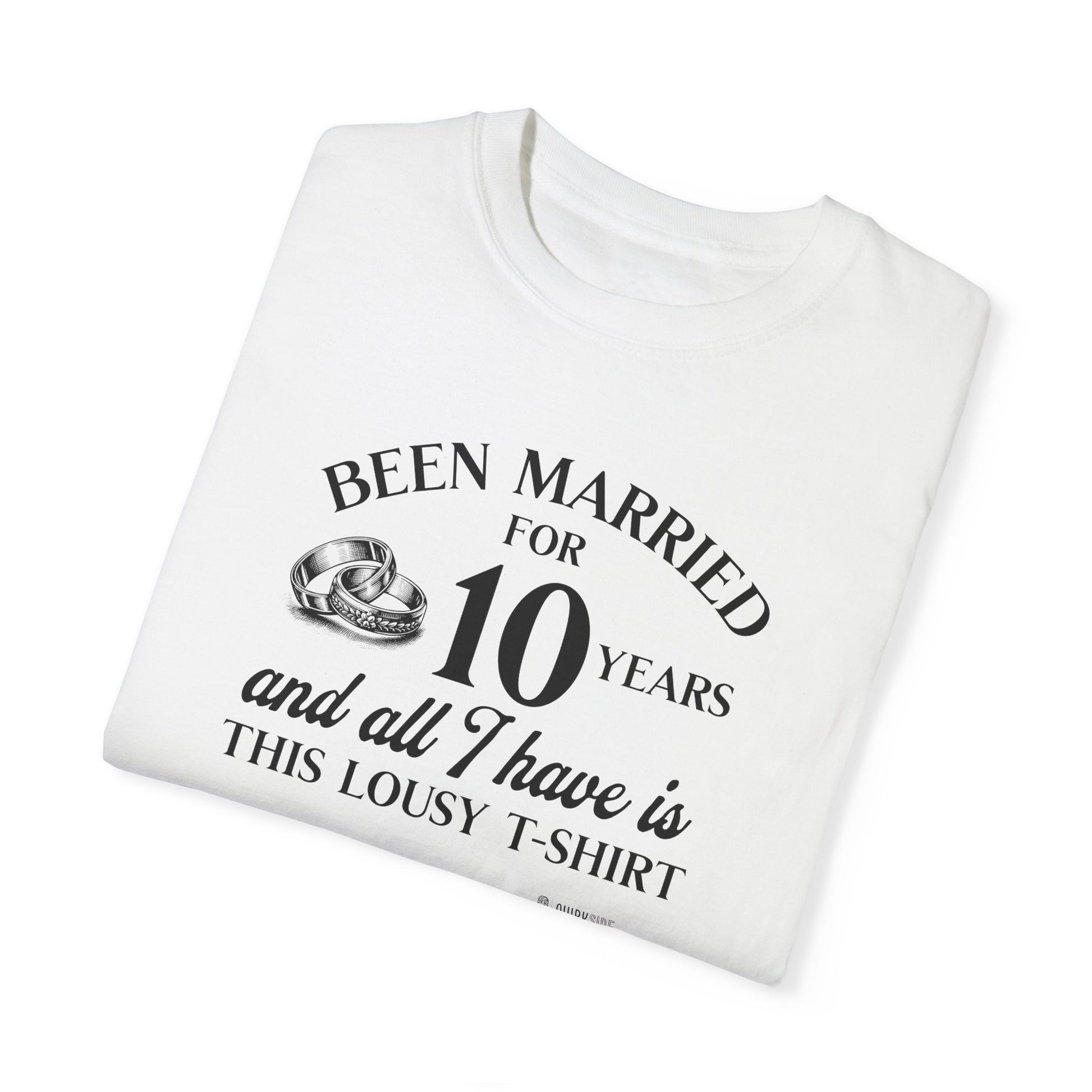 Hilarious Marriage Celebration T-shirt, Customizable Unisex Tee for Anniversary, Funny Gift, Humor Shirt, Wicked Sense of Humor Top - Quirkside Creations