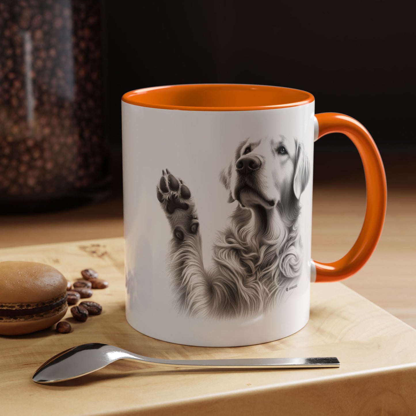 Elegant Pet Lover's Coffee Mug with Adorable Paw Prints, Dog Lover Gift, Customizable Ceramic Mug, Perfect for Pet Lovers, Home & [...]