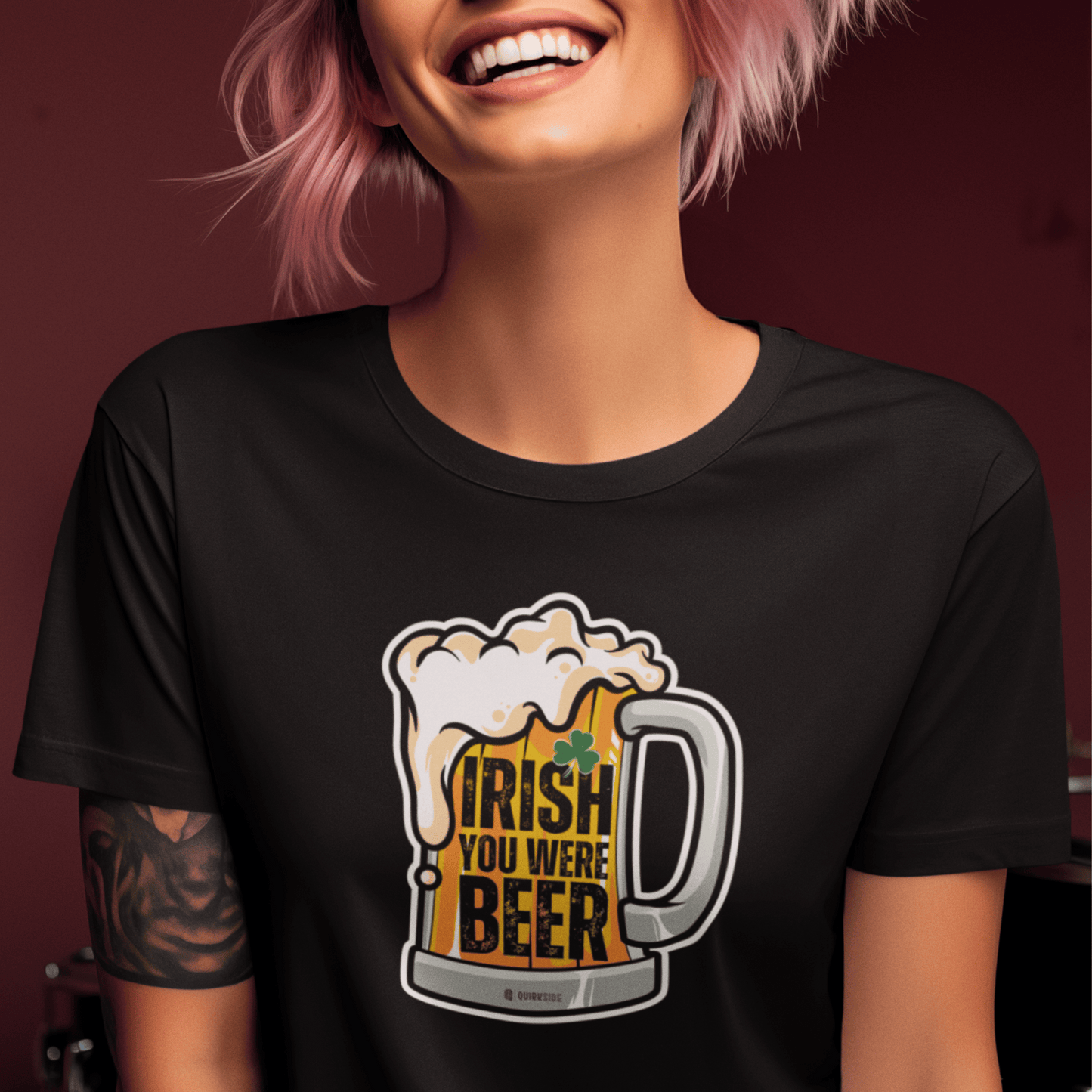 Irish Humor Unisex T-shirt, St Patricks Day Tee, Funny Irish Shirt, Shamrock Celebration Top, Green Clover Clothing