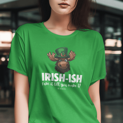 Irish Humor Unisex T-shirt, St Patricks Day Tee, Funny Irish Shirt, Shamrock Celebration Top, Green Clover Clothing