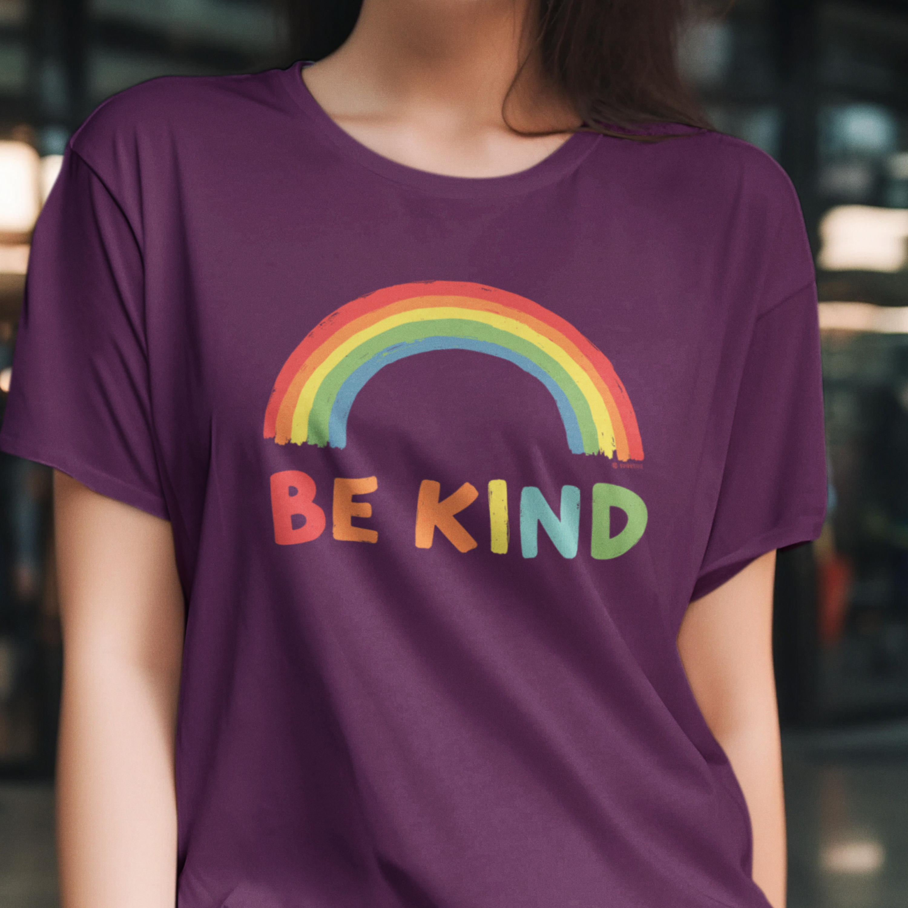 Kindness Promotion T-shirt, Positive Message Tee, Colorful Be Kind Shirt, Unisex Friendly Reminder Top, Inspirational Graphic Tee