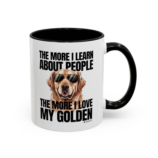 Golden Retriever Love Coffee Mug - Funny Dog Mug, Pet Owner Gift, Personalized Mug, Animal Lover Gift, Birthday Gift