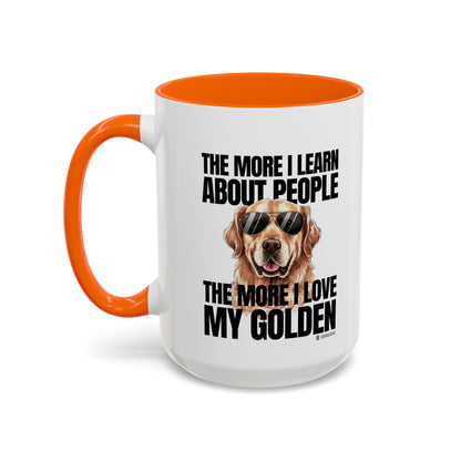 Golden Retriever Love Coffee Mug - Funny Dog Mug, Pet Owner Gift, Personalized Mug, Animal Lover Gift, Birthday Gift