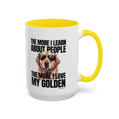 Golden Retriever Love Coffee Mug - Funny Dog Mug, Pet Owner Gift, Personalized Mug, Animal Lover Gift, Birthday Gift