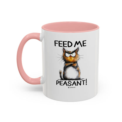 Sassy Cat Accent Coffee Mug | Funny Gift for Cat Lovers | Cute Home Coffee Mug | Unique Cat Mom Present | 11oz & 15oz Available