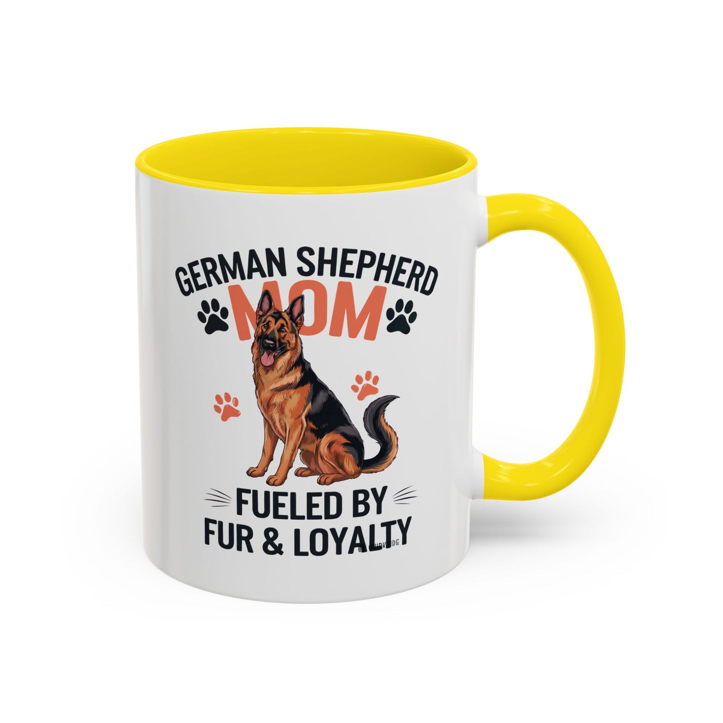 German Shepherd Mom Accent Coffee Mug: Perfect Gift for Dog Lovers, Pet Owners, Dog Enthusiasts, Animal Lovers