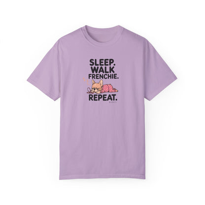 French Bulldog Lover Unisex Garment-Dyed T-shirt, Dog Parent Tee, Cute Bulldog Shirt, Pet Lover Top, Animal Graphic Tee