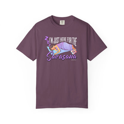 Yoga Lover Unisex Garment-Dyed T-shirt, Funny Quote Tee, Meditation Shirt, Relaxation Top, Namaste Apparel