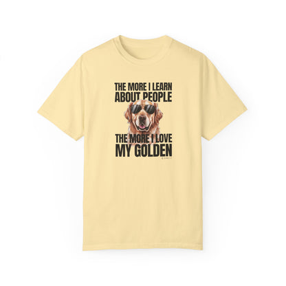 Golden Retriever Lover T-shirt, Unisex Dog Tee, Cute Puppy Parent Shirt, Fun Animal Graphic Top, Pet Owner Gift