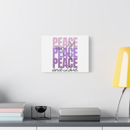 Peaceful Dove Canvas Wall Art, Inspirational Home Decor, Gift for Peace Lovers, Serenity Decor, Modern Art, Gift for Holidays