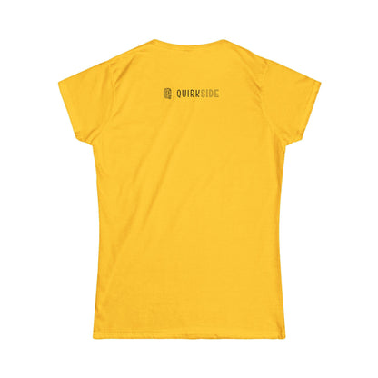 Quirkside 'Chirp Up Buttercup' Women's Softstyle Tee - Quirkside Creations