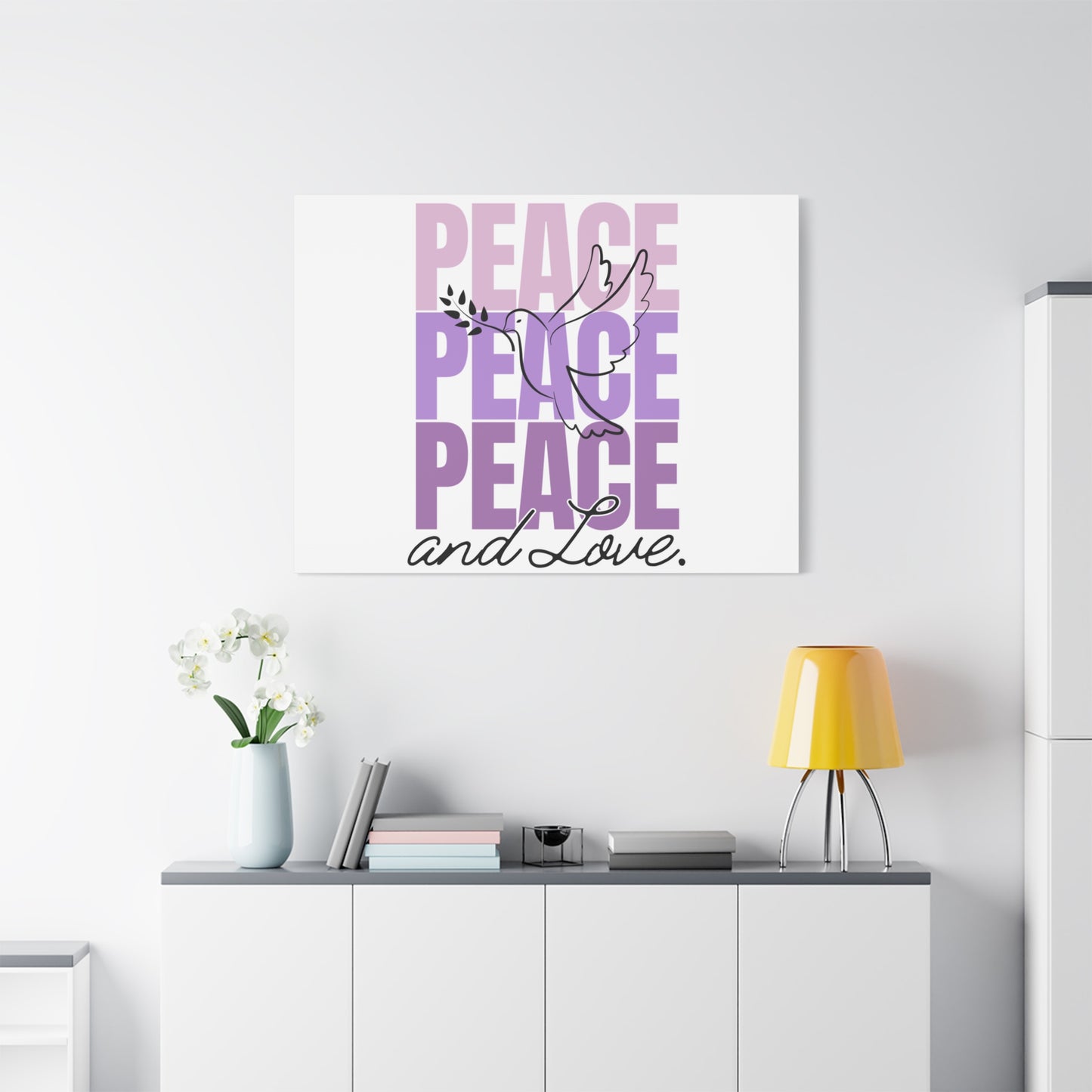 Peaceful Dove Canvas Wall Art, Inspirational Home Decor, Gift for Peace Lovers, Serenity Decor, Modern Art, Gift for Holidays