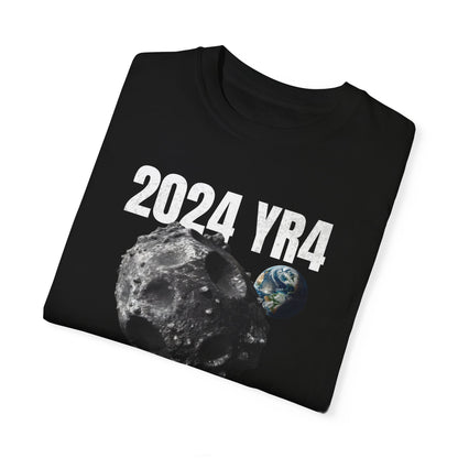 Asteroid Apocalypse Unisex T-shirt, Funny Space Shirt, Quirky Astronomical Tee, Armageddon Top, Unique Astronomy Clothing