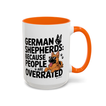 German Shepherds Coffee Mug - Funny Dog Lover Gift, Pet Parent Humor, Animal Lover Decor, Unique Holiday Present, Dog Breed Lovers