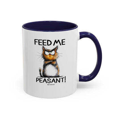 Sassy Cat Accent Coffee Mug | Funny Gift for Cat Lovers | Cute Home Coffee Mug | Unique Cat Mom Present | 11oz & 15oz Available