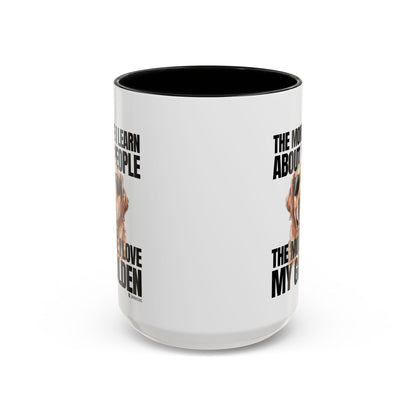Golden Retriever Love Coffee Mug - Funny Dog Mug, Pet Owner Gift, Personalized Mug, Animal Lover Gift, Birthday Gift