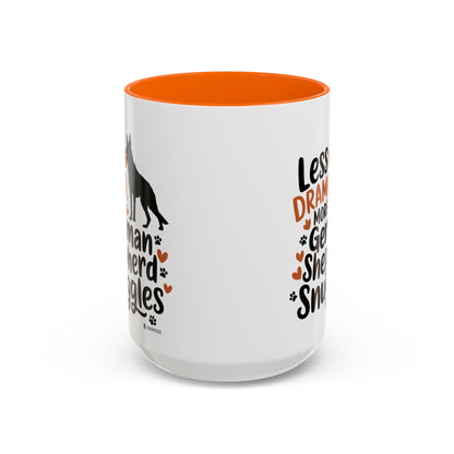 German Shepherd Love Mug | Accent Coffee Mug | Dog Mom Gift | Pet Owner Gift | Animal Lover Coffee Mug | Funny Dog Mug
