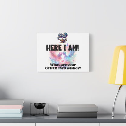 Canvas Wall Art - Romantic Wishes Print, Personalized Gift, Home Decor, Inspirational Art, Wedding Gift