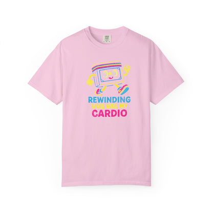 Retro VHS Cardio Unisex T-Shirt, Vintage Fitness Tee, Funny Gift, 80s Nostalgia Apparel, Movie Buff Shirt
