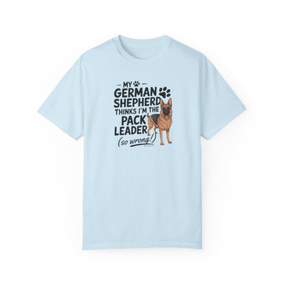German Shepherd Dog Lover Unisex Garment-Dyed T-shirt, Parent Gift, Funny Dog Tee, Dog Mom Shirt, Gift for Dog Lovers