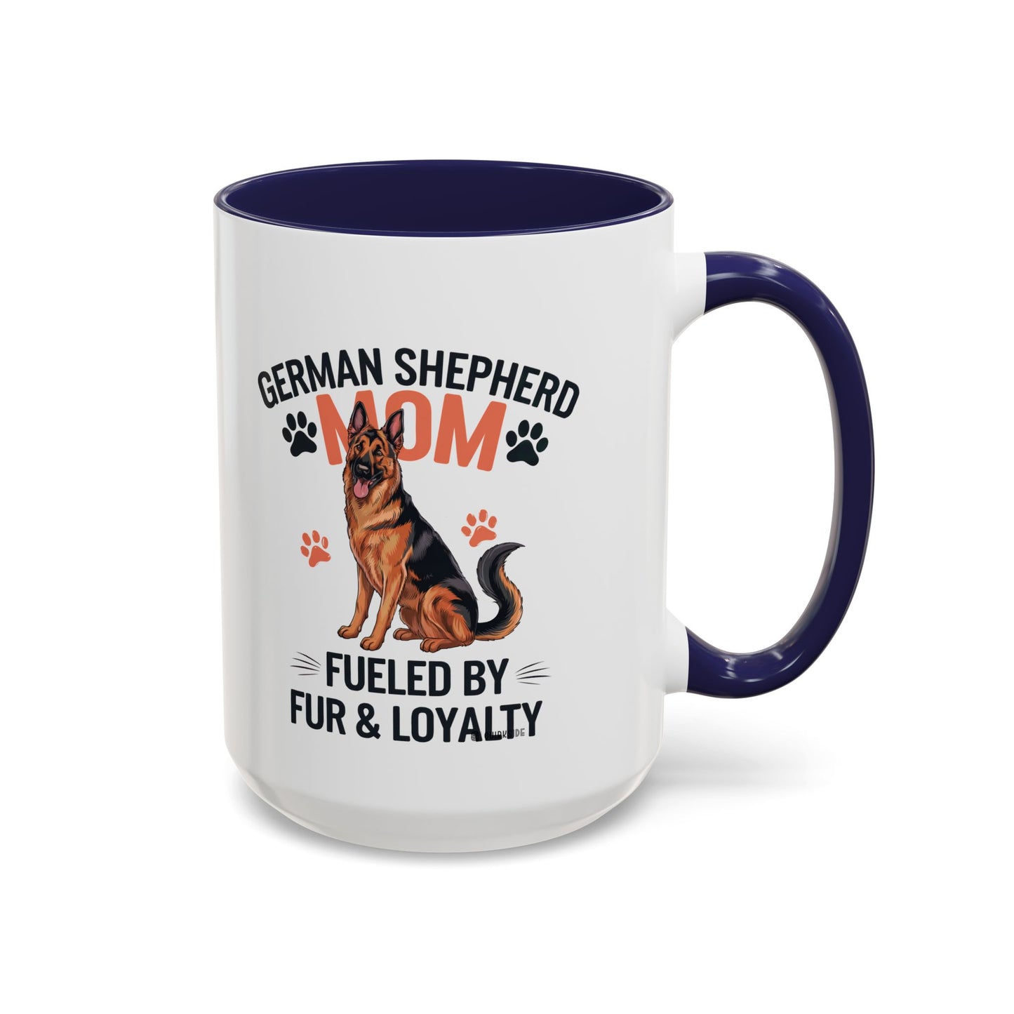 German Shepherd Mom Accent Coffee Mug: Perfect Gift for Dog Lovers, Pet Owners, Dog Enthusiasts, Animal Lovers
