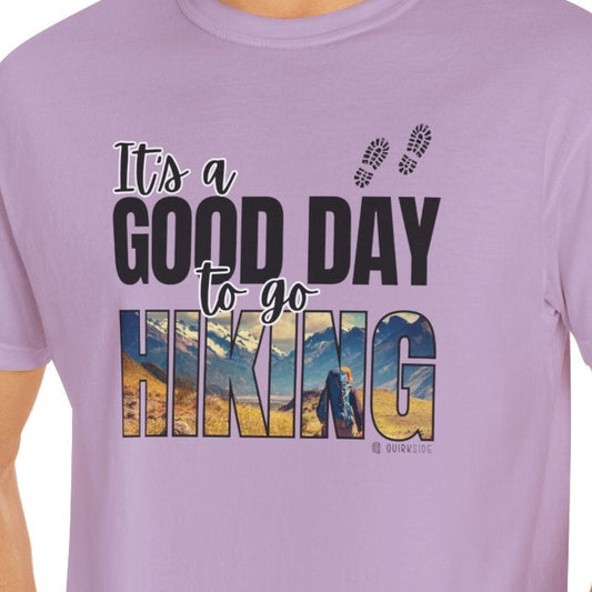 Hiking Enthusiast T-shirt, Outdoor Adventure Tee, Mountain Lover Shirt, Nature Hiker Top, Trail Explorer Tee, Great Day to be Hiking