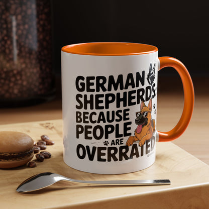 German Shepherds Coffee Mug - Funny Dog Lover Gift, Pet Parent Humor, Animal Lover Decor, Unique Holiday Present, Dog Breed Lovers