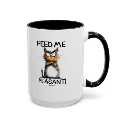 Sassy Cat Accent Coffee Mug | Funny Gift for Cat Lovers | Cute Home Coffee Mug | Unique Cat Mom Present | 11oz & 15oz Available