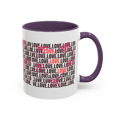 Romantic Love Coffee Mug - Perfect Gift for Anniversary, Valentine's Day, Wedding, Love-Themed Decor, Ceramic Drinkware