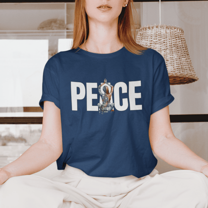 Peace Yoga Unisex T-shirt, Meditation Tee, Yoga Lover Gift, Mindfulness Shirt, Namaste Apparel
