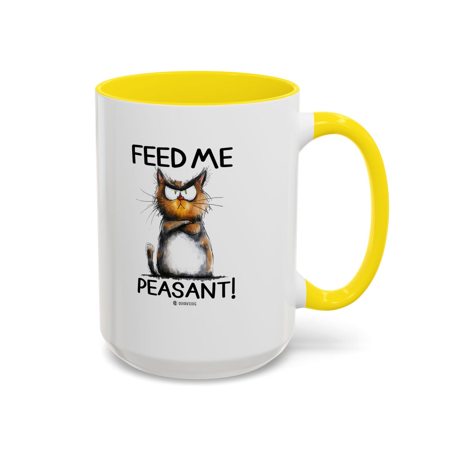 Sassy Cat Accent Coffee Mug | Funny Gift for Cat Lovers | Cute Home Coffee Mug | Unique Cat Mom Present | 11oz & 15oz Available