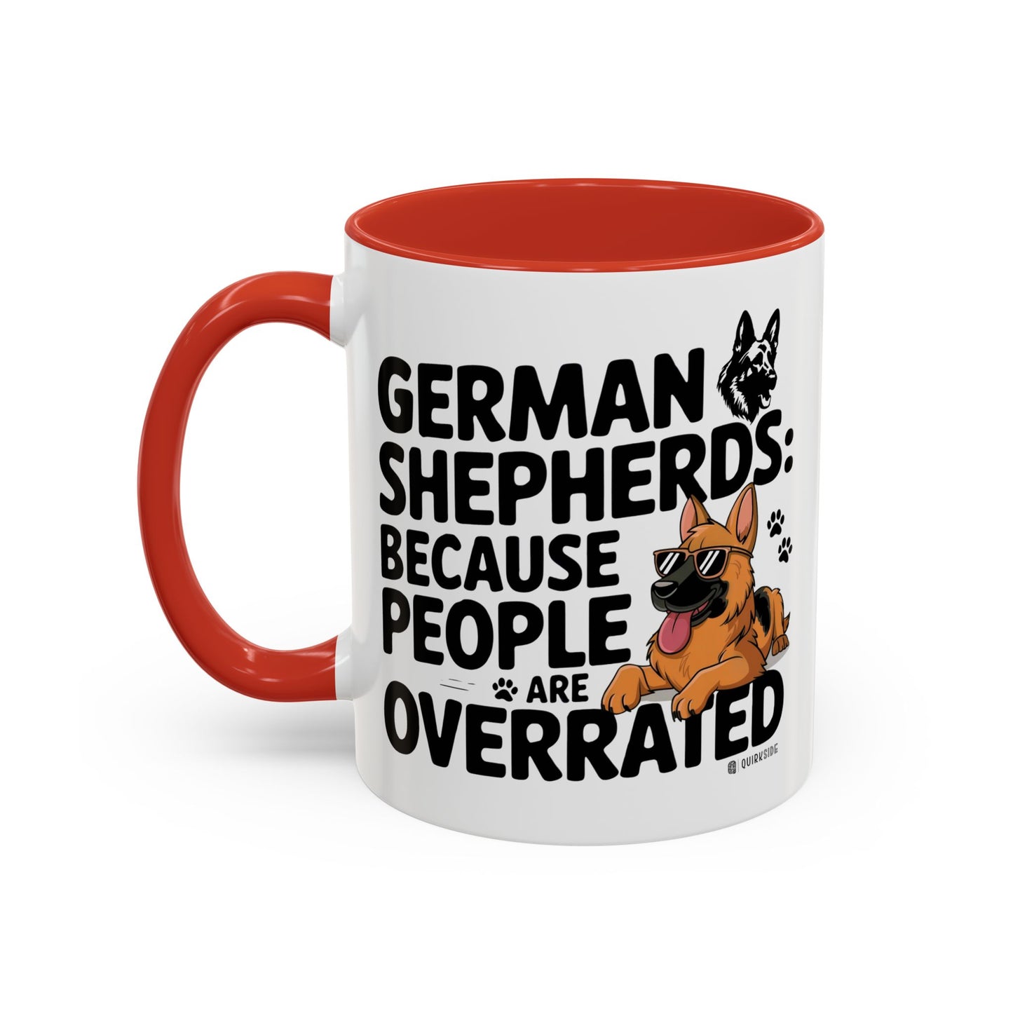 German Shepherds Coffee Mug - Funny Dog Lover Gift, Pet Parent Humor, Animal Lover Decor, Unique Holiday Present, Dog Breed Lovers