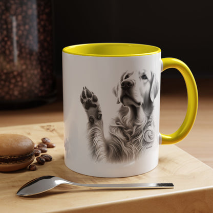 Elegant Pet Lover's Coffee Mug with Adorable Paw Prints, Dog Lover Gift, Customizable Ceramic Mug, Perfect for Pet Lovers, Home & [...]