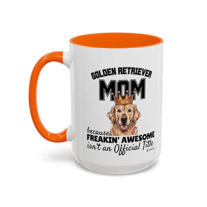 Golden Retriever Mom Coffee Mug - Perfect Gift for Dog Lovers, Pet Owners, Birthday, Mother's Day, Funny Dog Mom Mug