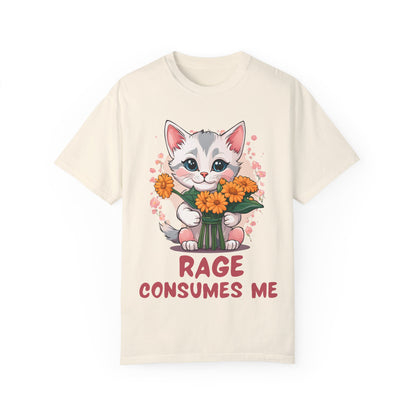 Funny Kitten T-Shirt, Cat Lover Tee, Cute Feline Graphic Shirt, Humorous Pet Owner Top, Animal Rage Quote Apparel - Quirkside Creations