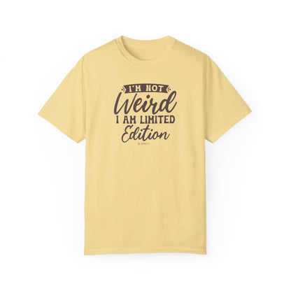 Limited Edition Unisex Garment-Dyed T-shirt, Bold Funny Statement Tee for Individuality, Unique Gift for Men Women, Vintage Tee, Custom - Quirkside Creations
