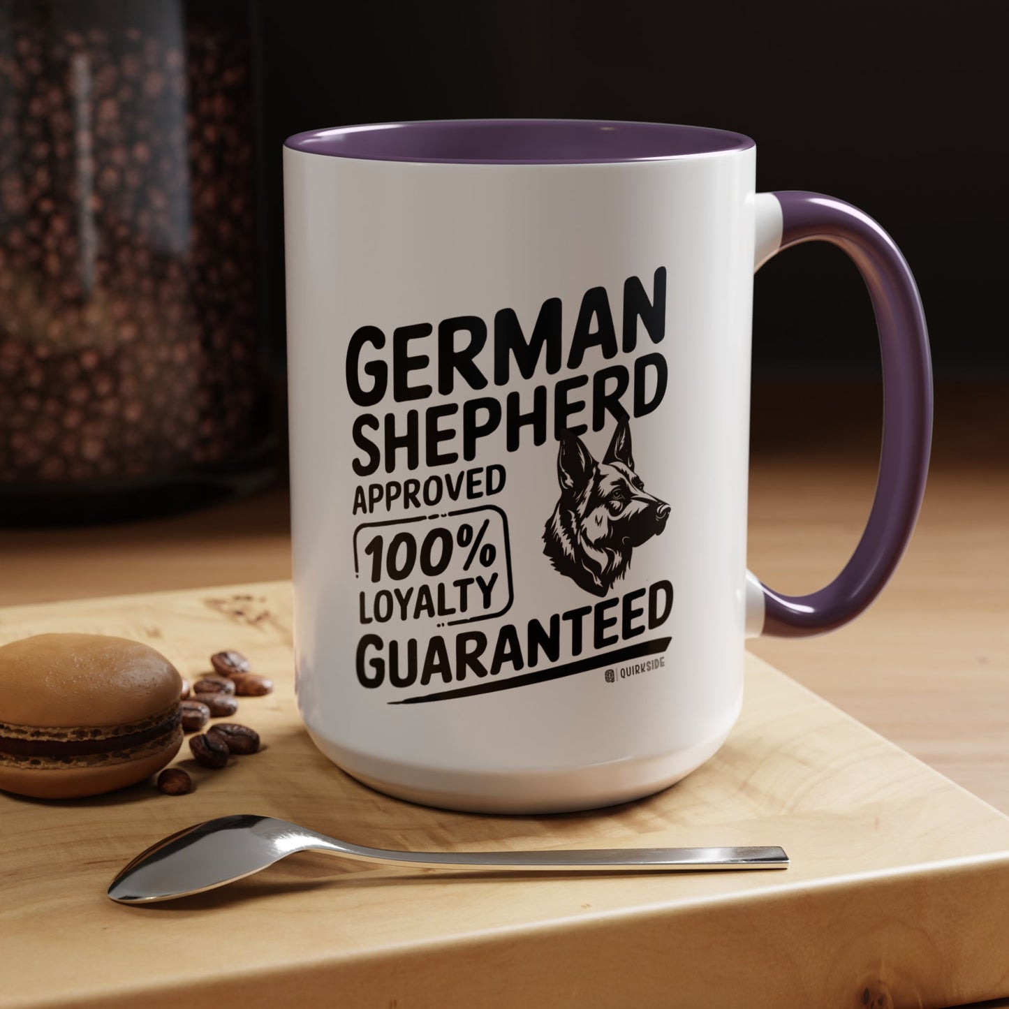 German Shepherd Lover Coffee Mug, Dog Owner Gift, Animal Lover Mug, Pet Parent Gift, Loyalty Guaranteed Mug
