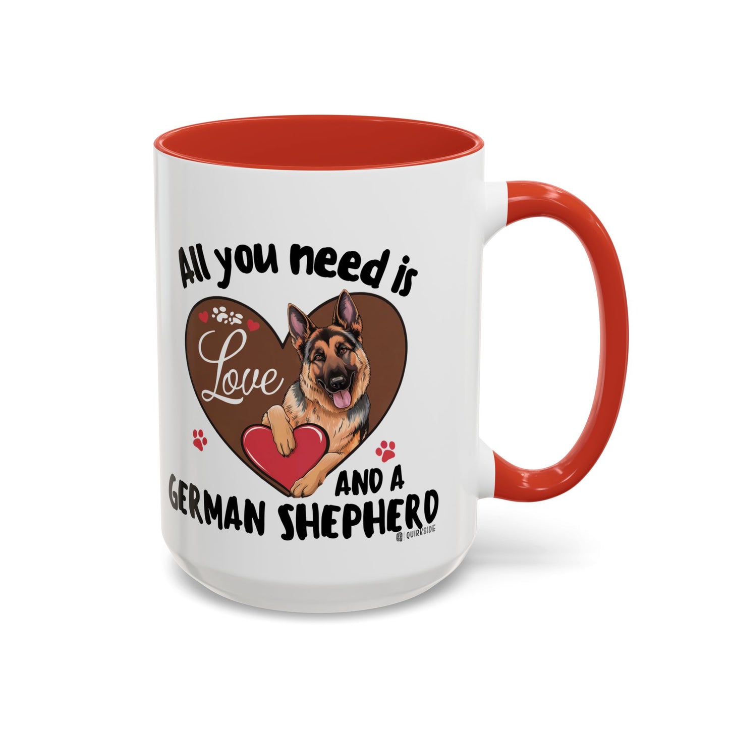 German Shepherd Love Mug | Dog Owner Gift | Coffee Cup | Animal Lover Gift | Pet Lover's Mug | Cute Pet Coffee Mug